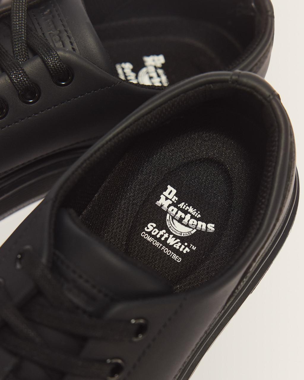 BROOKLINE 6-EYE NAPPA LEATHER SHOES - Black — Classic Nappa - image 3