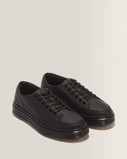 BROOKLINE 6-EYE NAPPA LEATHER SHOES - Black — Classic Nappa - image 5