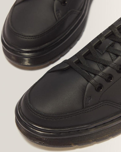 BROOKLINE 6-EYE NAPPA LEATHER SHOES - Black — Classic Nappa - image 8