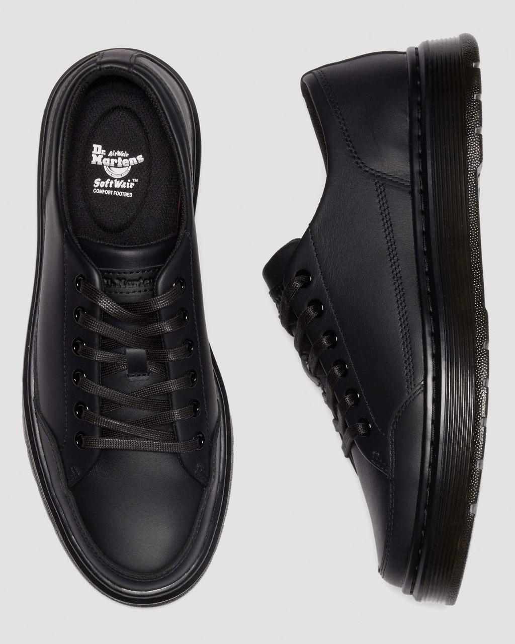 BROOKLINE 6-EYE NAPPA LEATHER SHOES - Black — Classic Nappa - image 9
