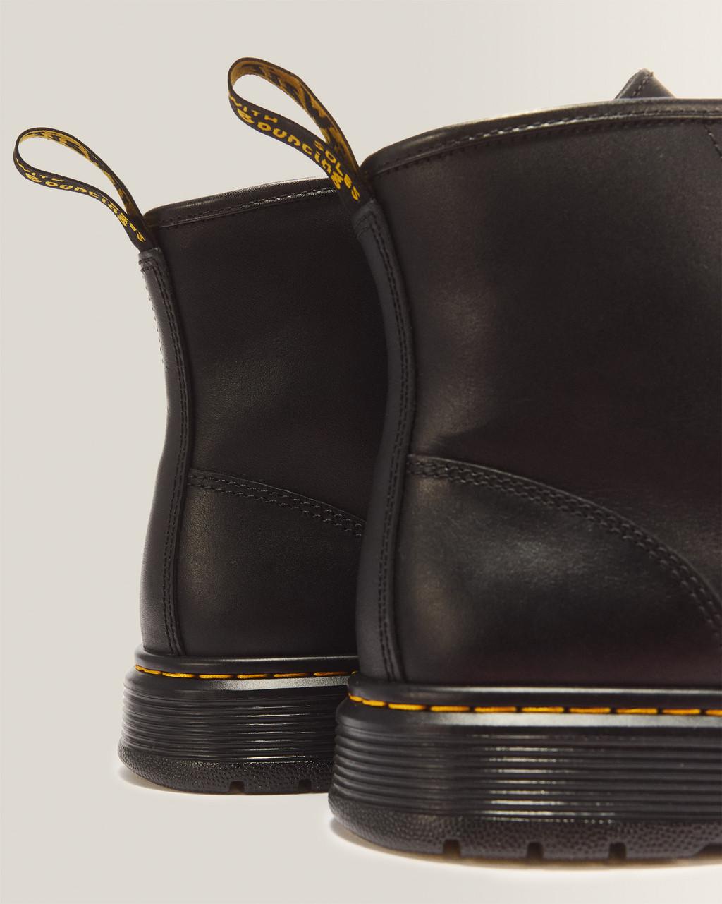 Brookline Chukka Leather Casual Boots - Black — Lusso - image 8