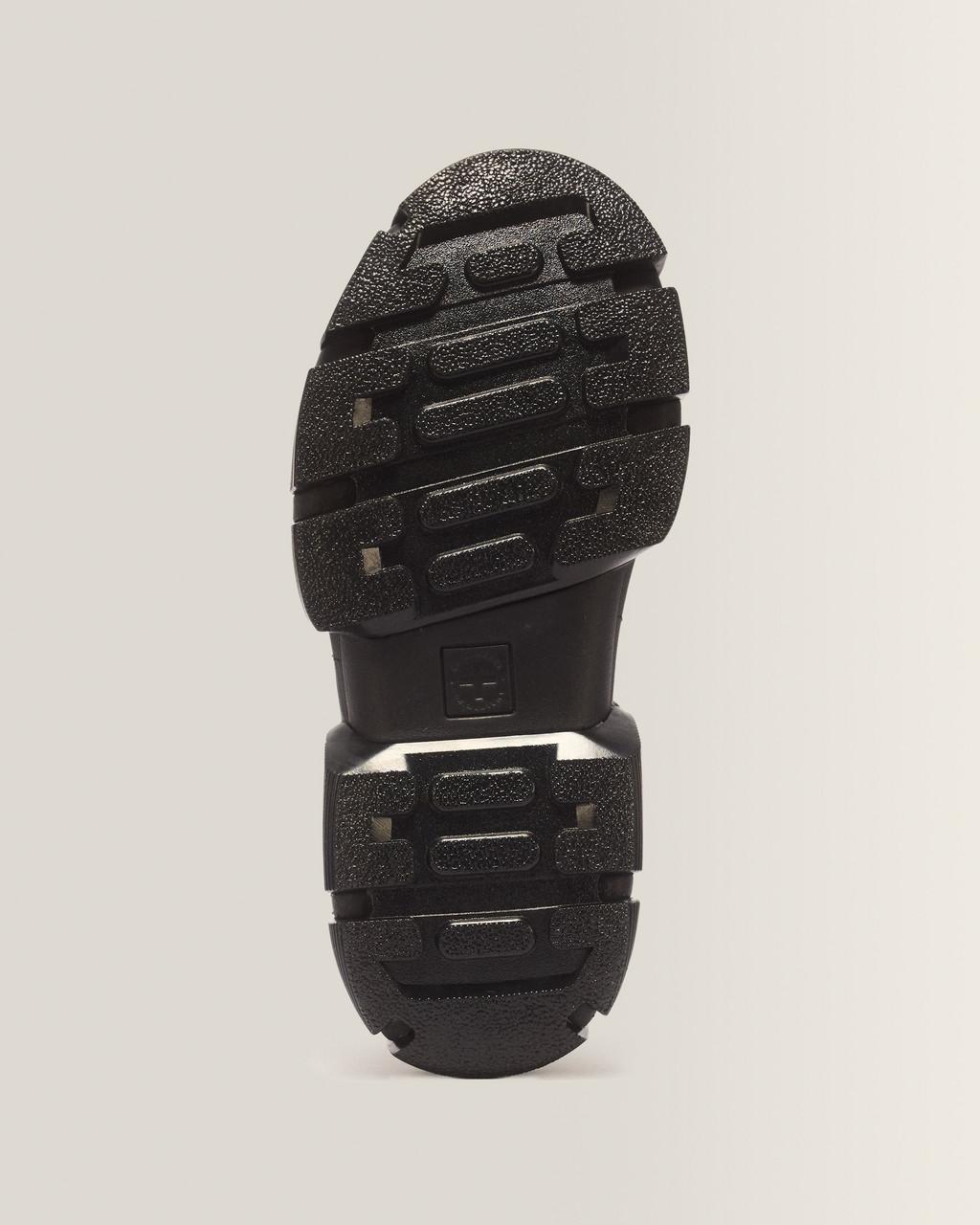 DMXL 8-eye leather boots - Black — Lunar+Rubber Grained Leather - image 7