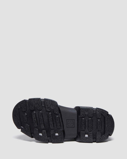 DMXL 8-eye leather boots - Black — Lunar+Rubber Grained Leather - image 9