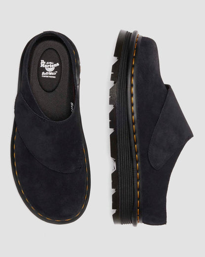 Zebzag Anywair Suede Mules - Black — Bronx Suede - image 9