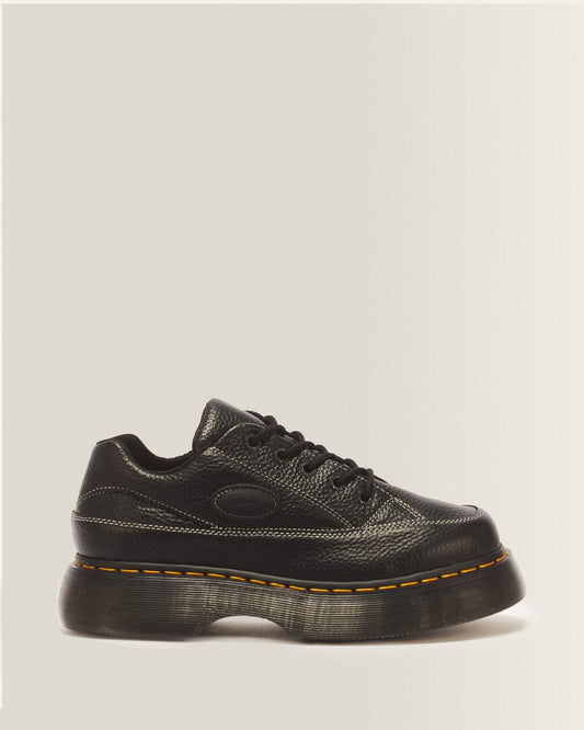 Buzz 5-eye Milled Nappa Leather Shoes - BLACK MILLED NAPPA — Milled Nappa