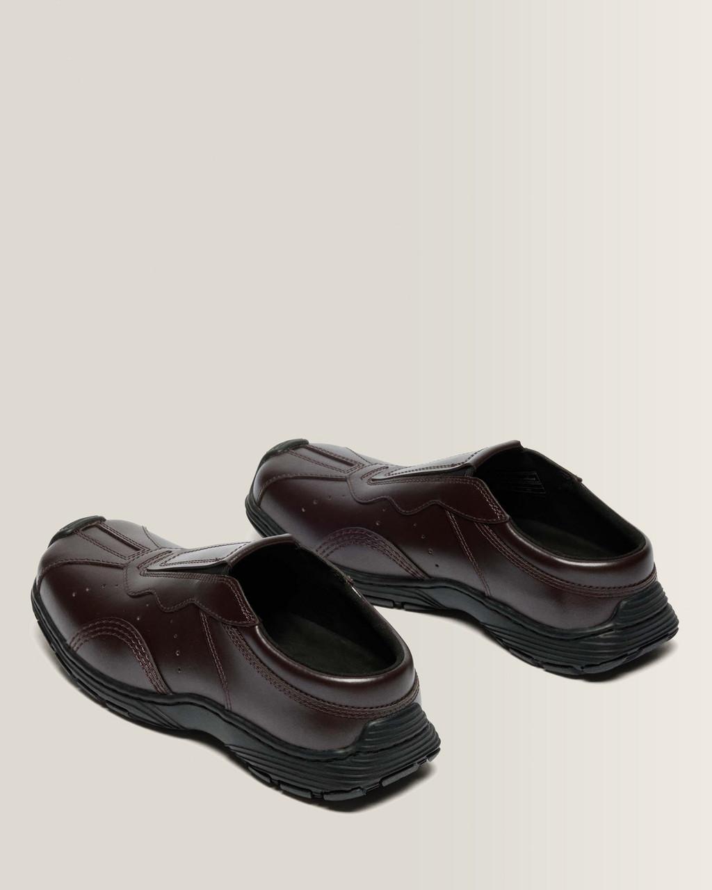Aurix Satin Finish Leather Mules - OXBLOOD — Satin Finish Leather - image 6
