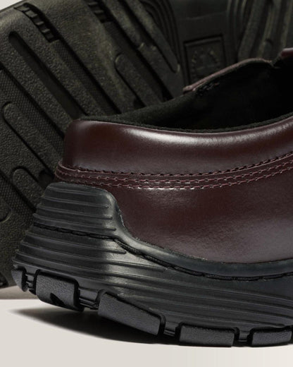 Aurix Satin Finish Leather Mules - OXBLOOD — Satin Finish Leather - image 8