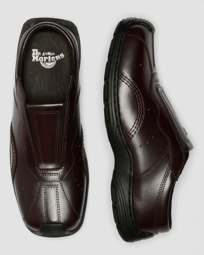 Aurix Satin Finish Leather Mules - OXBLOOD — Satin Finish Leather - image 10
