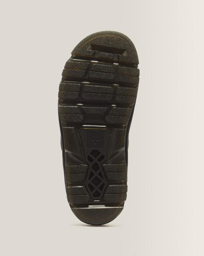 Zebzag Suede Platform Slides - Black — E.H.Suede - image 7