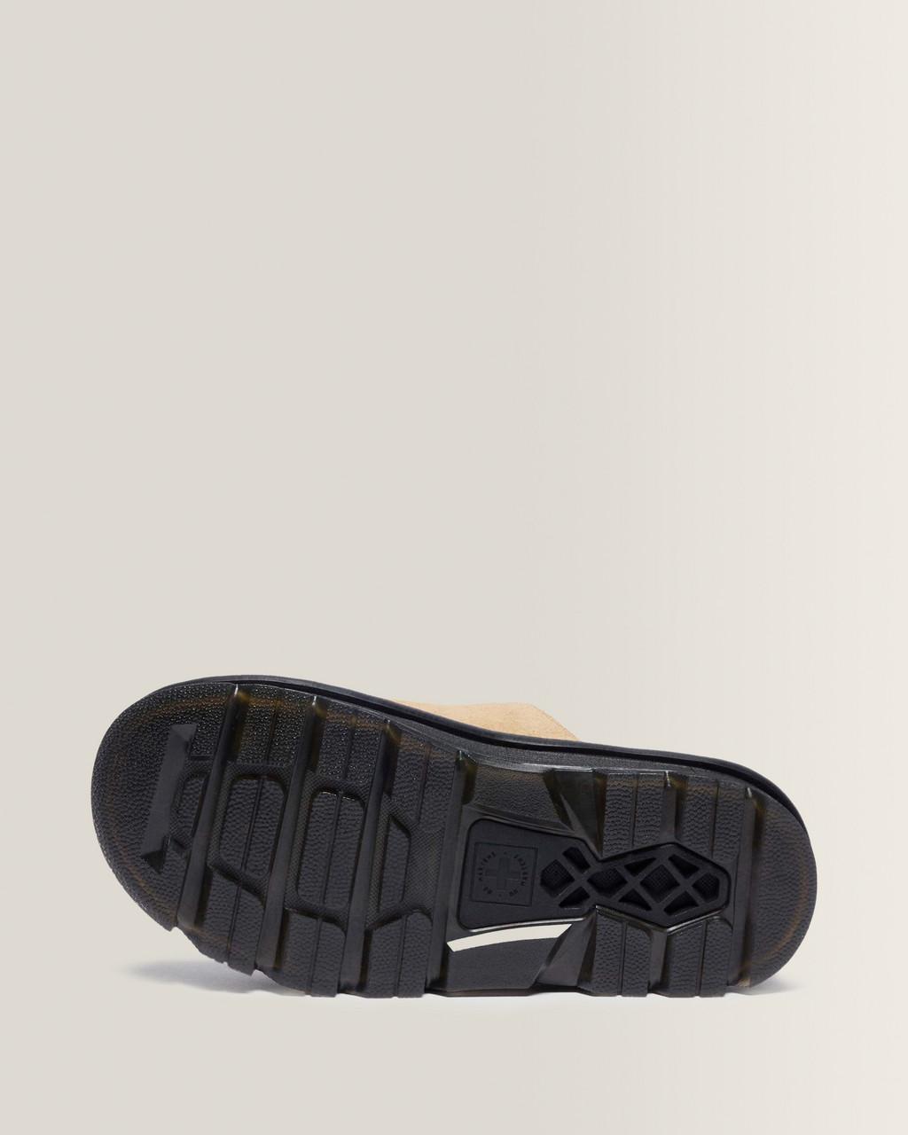 Zebzag Suede Platform Slides - Savannah Tan — E.H.Suede - image 7