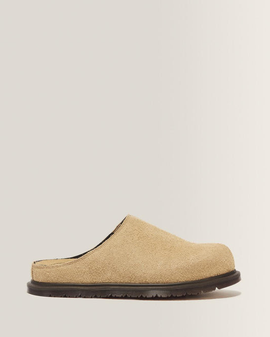 San Hairy Suede Mules - Savannah Tan — Hairy Suede