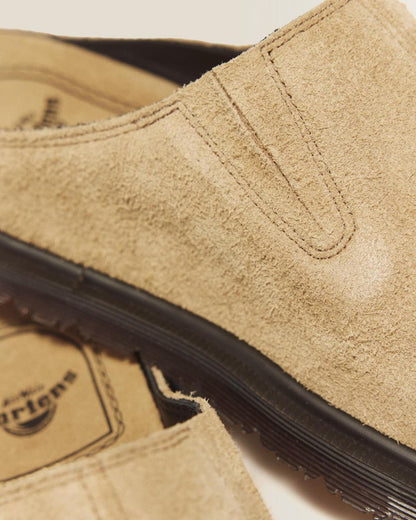 San Hairy Suede Mules - Savannah Tan — Hairy Suede - image 8