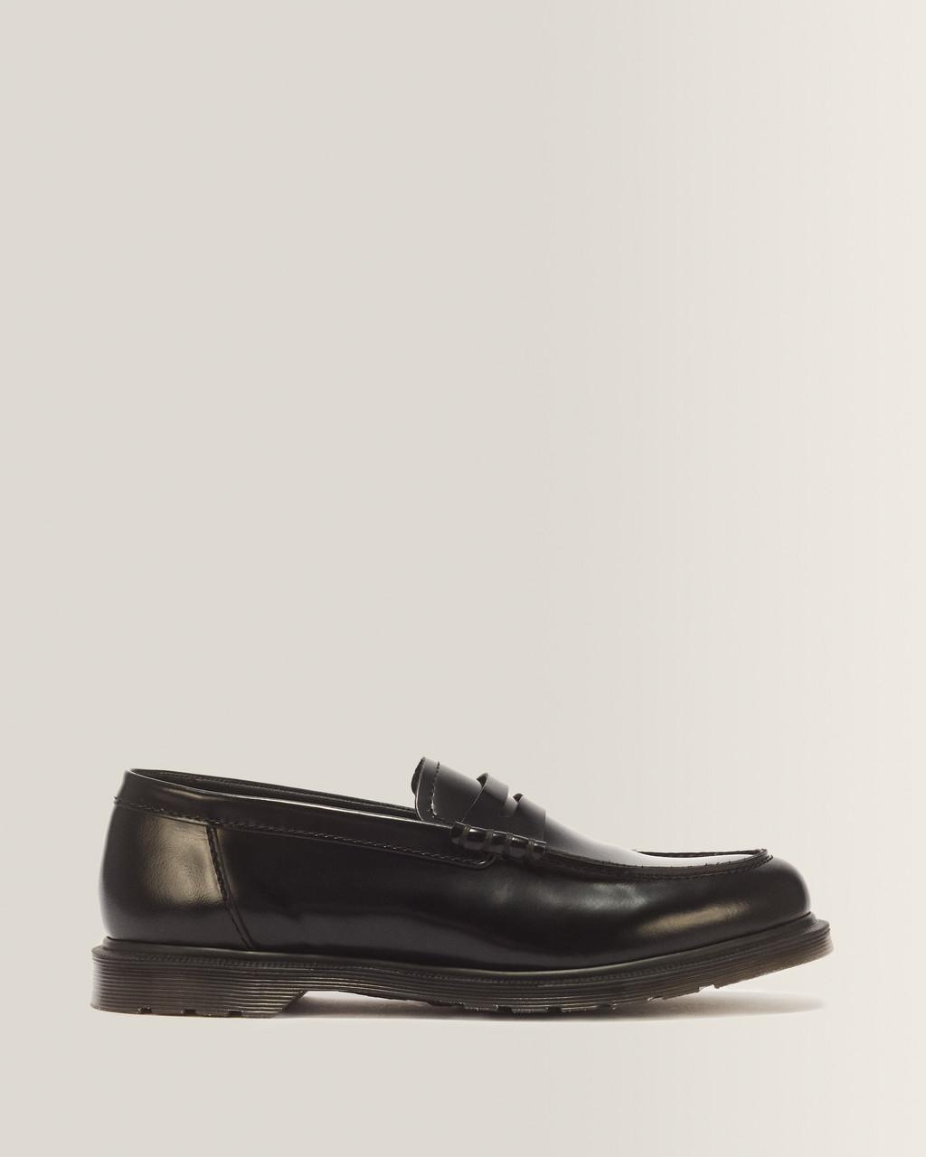 Mayfare Smooth Leather Loafers - Black — Polished Smooth
