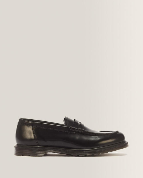 Mayfare Smooth Leather Loafers - Black — Polished Smooth