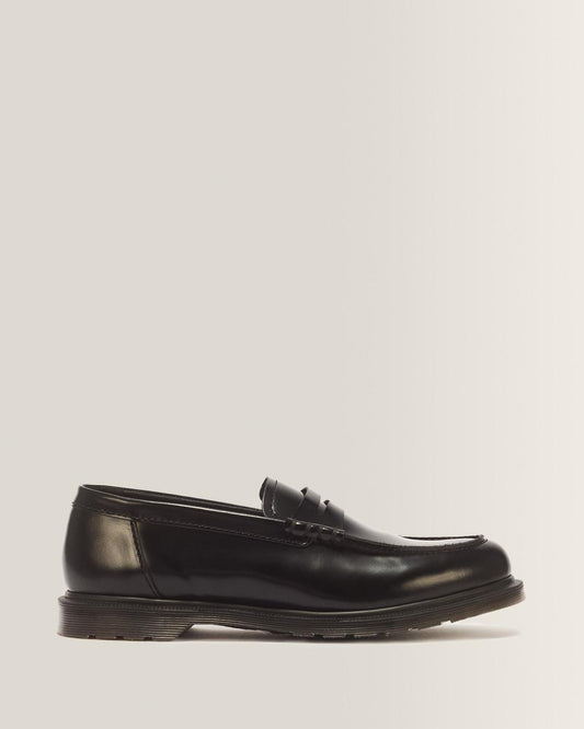 Mayfare Smooth Leather Loafers - Black — Polished Smooth