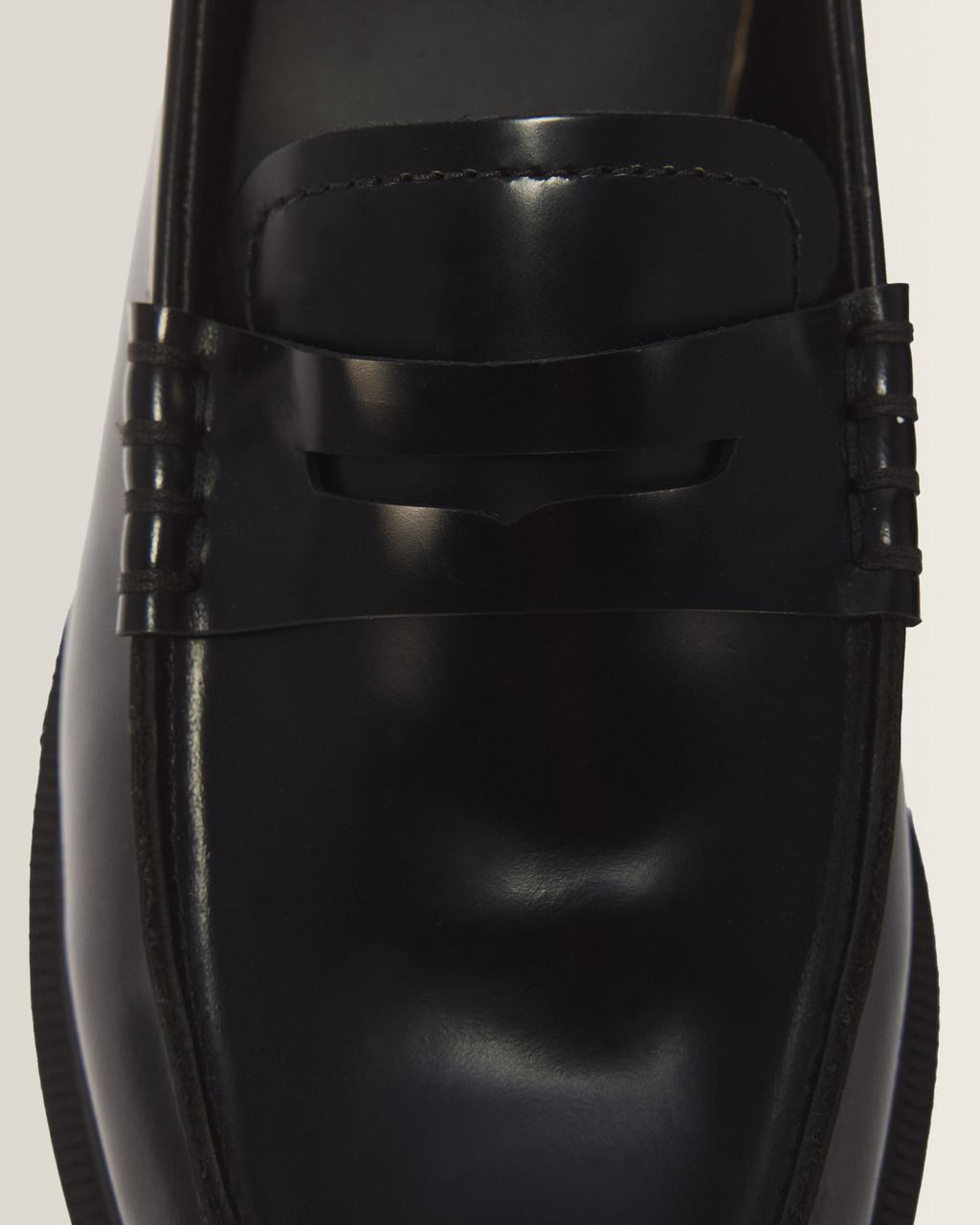 Mayfare Smooth Leather Loafers - Black — Polished Smooth - image 8