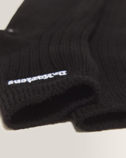 Short Athletic Logo Organic Cotton Blend Socks - Black — Organic Cotton Blend - image 4