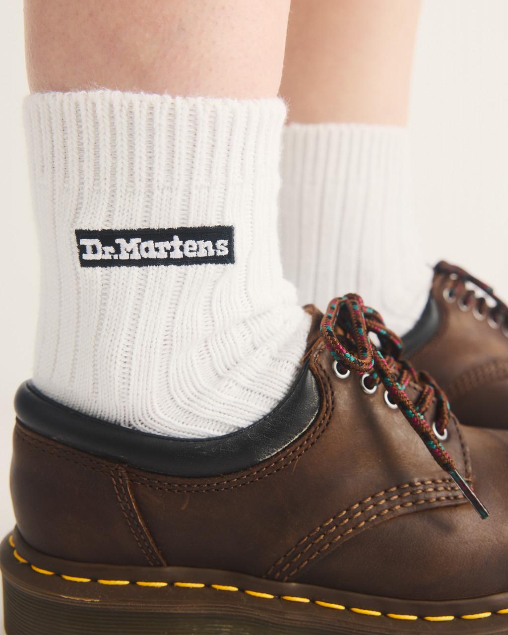 Short Athletic Logo Organic Cotton Blend Socks - White — Organic Cotton Blend - image 2