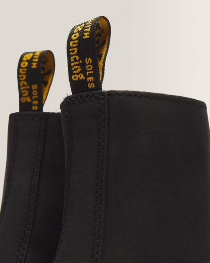 Zebzag Laceless Slip On Leather Boots - Black — Wyoming - image 8