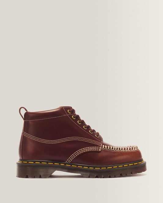 LOWELL CHUKKA MOC TOE LEATHER ANKLE BOOTS - Butterscotch — Orleans