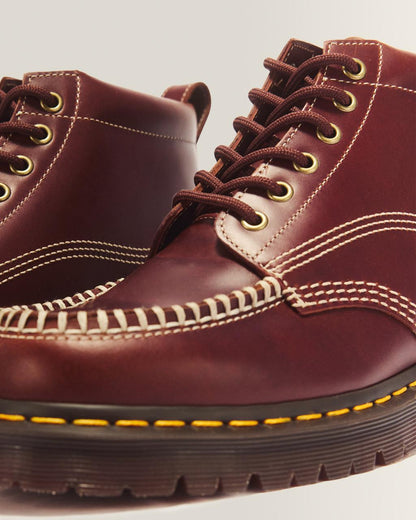 LOWELL CHUKKA MOC TOE LEATHER ANKLE BOOTS - Butterscotch — Orleans - image 8