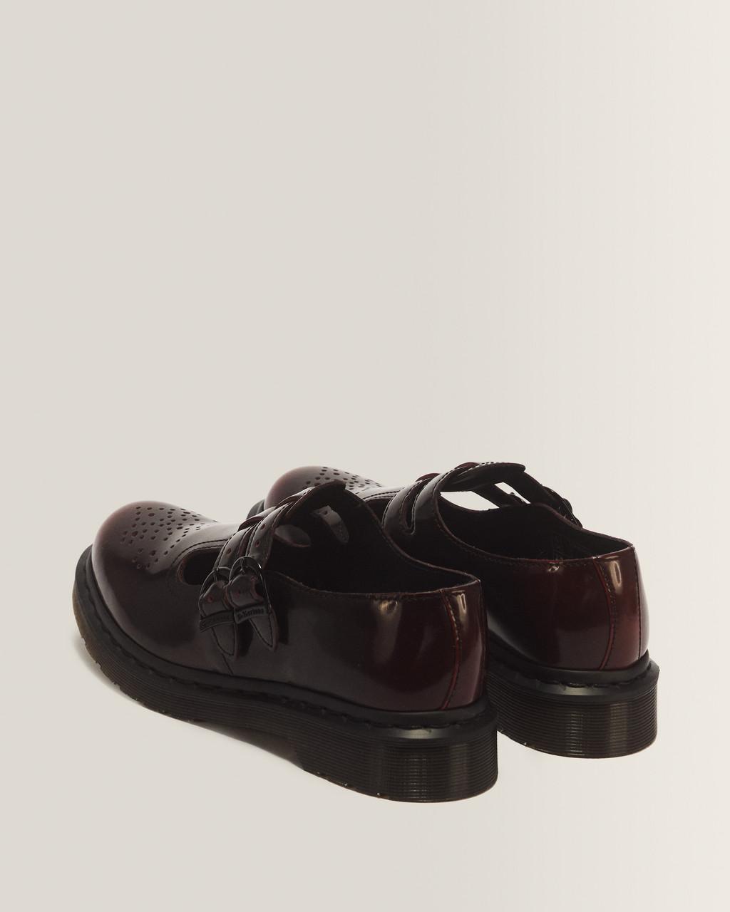8065 Arcadia Rub Off Leather Mary Jane Shoes - Cherry Red Arcadia — Arcadia - image 6