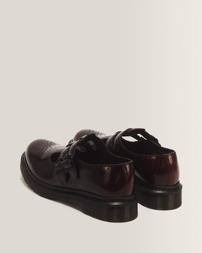 8065 Arcadia Rub Off Leather Mary Jane Shoes - Cherry Red Arcadia — Arcadia - image 6