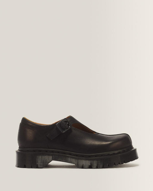 Rejena Mary Jane Old Harness Leather Shoes - Black — Old Harness