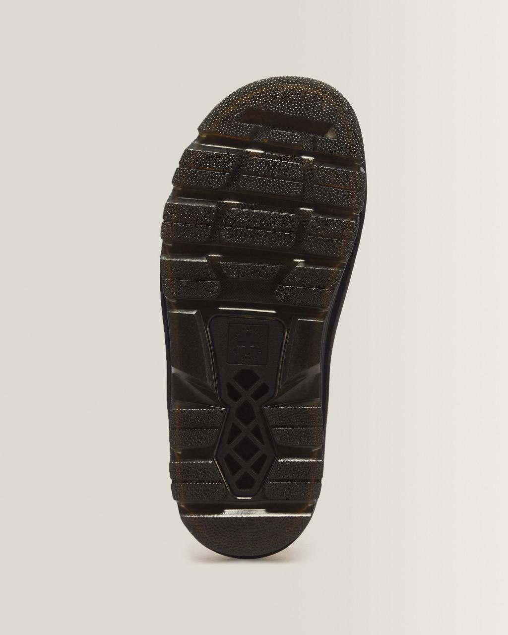 Zebzag Flower Crazy Horse Leather Slides - Dark Brown — Crazy Horse - image 7