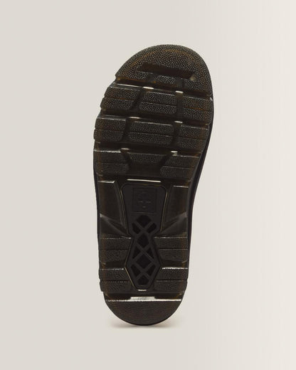 Zebzag Flower Crazy Horse Leather Slides - Dark Brown — Crazy Horse - image 7
