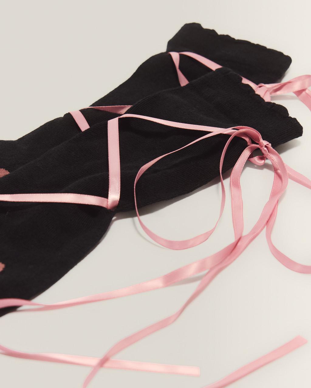 Long Lace Up Socks - Organic Cotton Blend - image 3