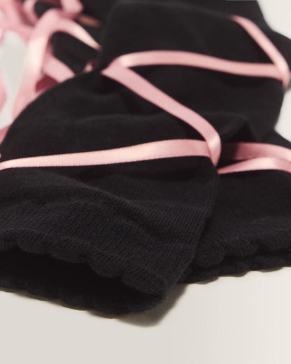 Long Lace Up Socks - Organic Cotton Blend - image 4