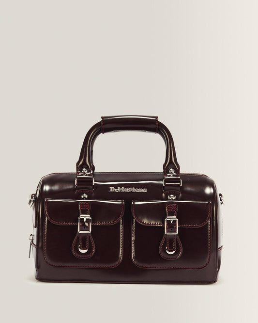 Top Handle Rub Off Leather Bag - Red — Oxford Rub Off