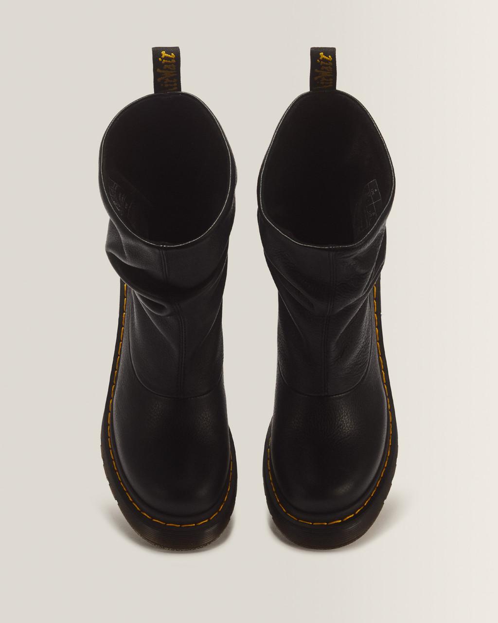 Kasey Lo Virginia Leather Heeled Boots - Black — Virginia - image 4