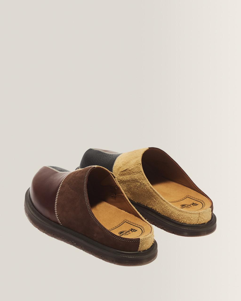 San Patchwork Leather & Nubuck Mules - Default - image 6