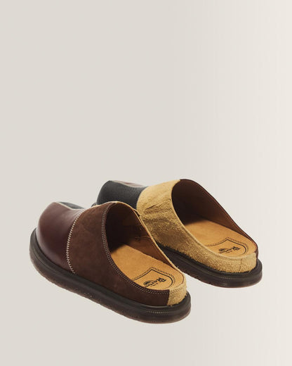San Patchwork Leather & Nubuck Mules - Default - image 6