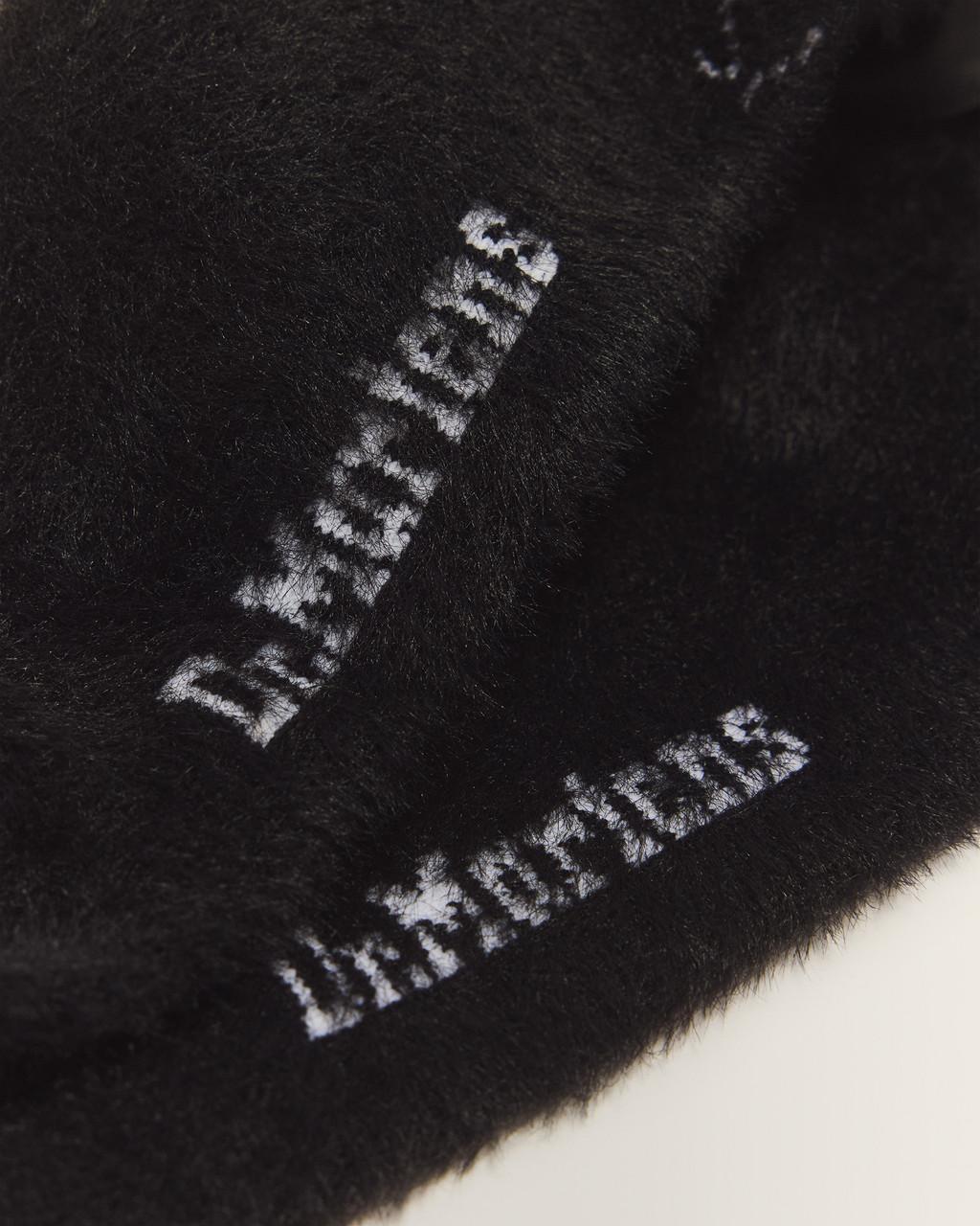 Satin Frill Fluffy Socks - BLACK — Poly - image 3