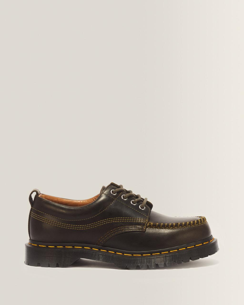 Lowell 4 Eye Mayhem Leather Moc Toe Shoes - Mayhem Rb