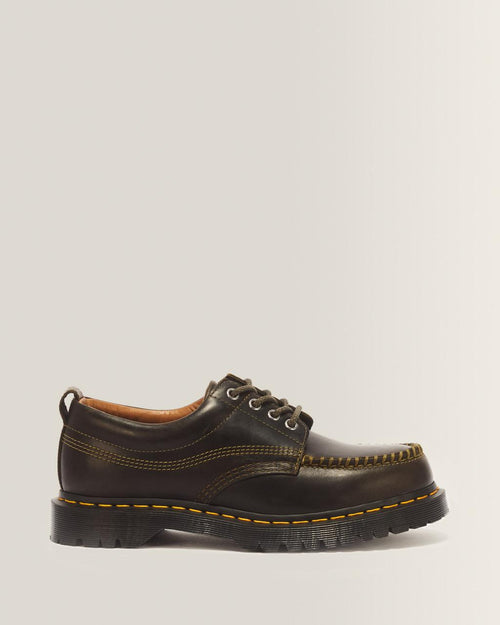 Lowell 4 Eye Mayhem Leather Moc Toe Shoes - Mayhem Rb