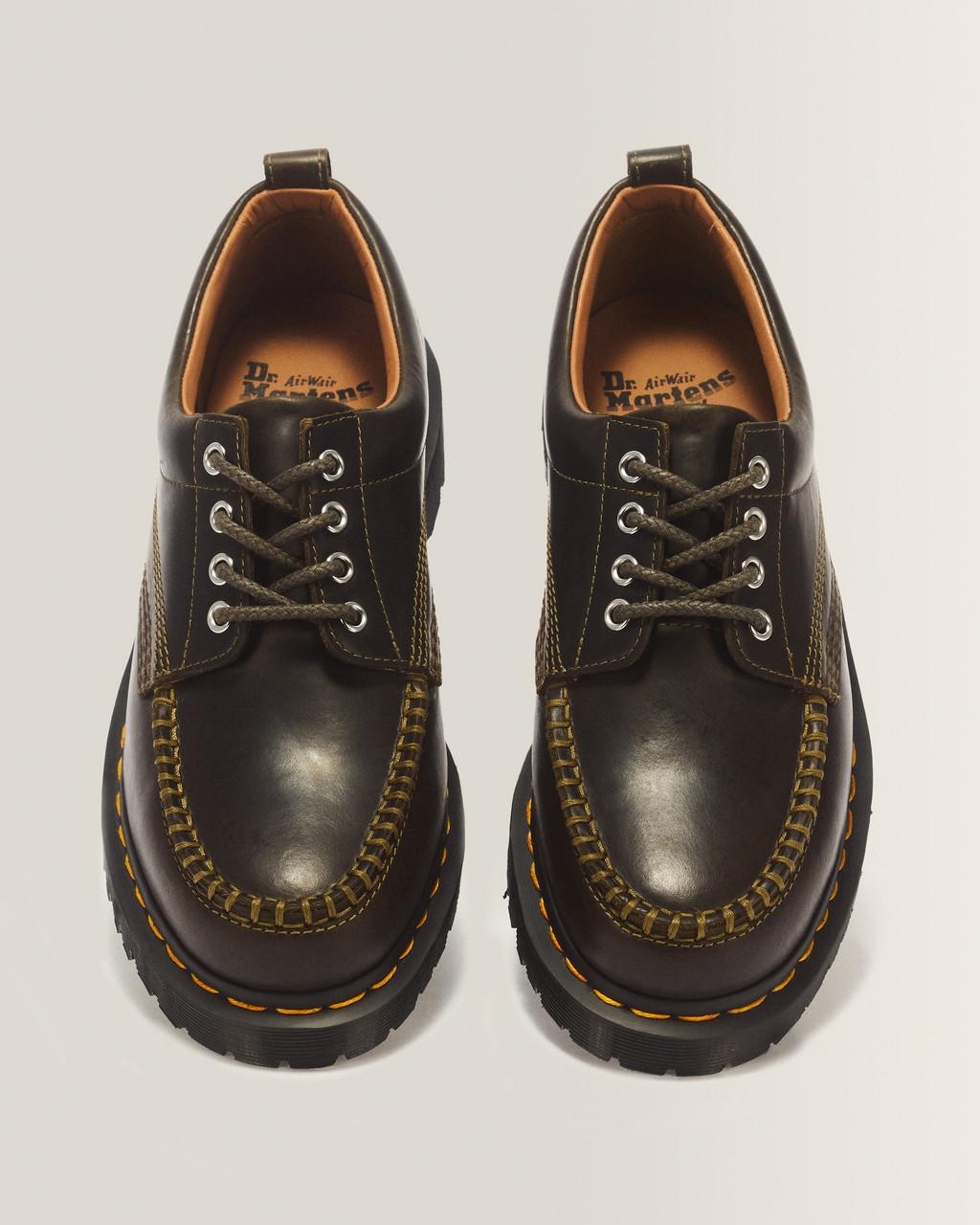 Lowell 4 Eye Mayhem Leather Moc Toe Shoes - Mayhem Rb - image 4