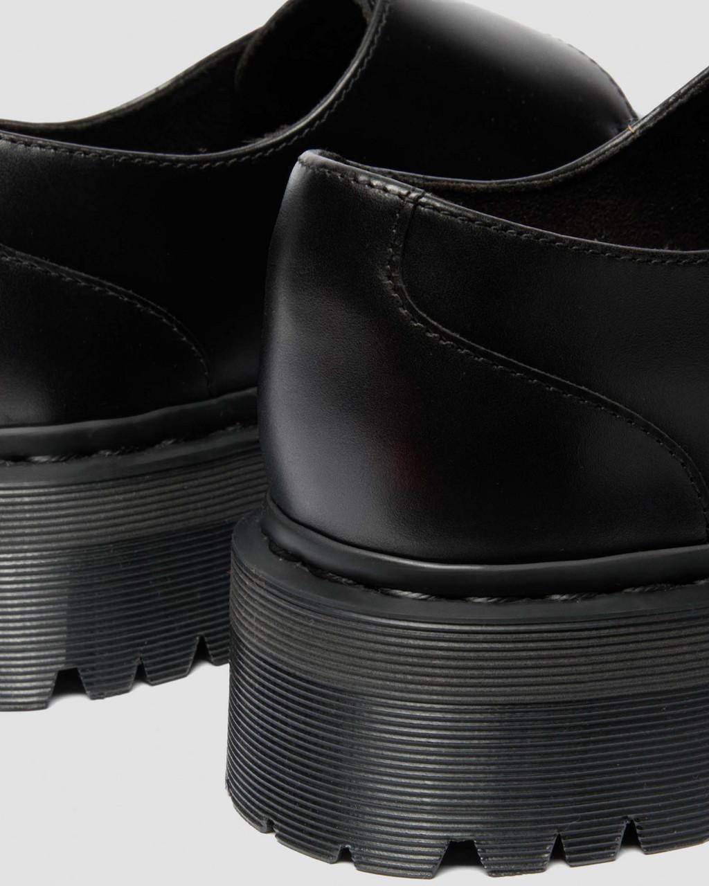 Retro Monk Quad Tumble Leather Strap Shoes - Mid Grey+Dusty Rose — Atlas - image 7