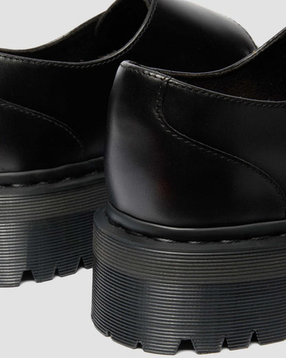 Retro Monk Quad Tumble Leather Strap Shoes - Mid Grey+Dusty Rose — Atlas - image 7