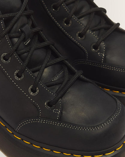 Buzz 6 Eye Wyoming Leather Lace Up Boots - Black — Wyoming - image 3