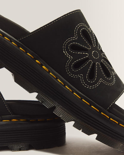 Zebzag Wyoming Leather Slides - Black — Wyoming - image 3