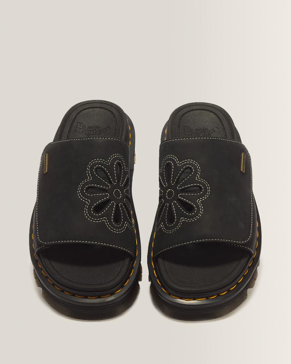 Zebzag Wyoming Leather Slides - Black — Wyoming - image 4