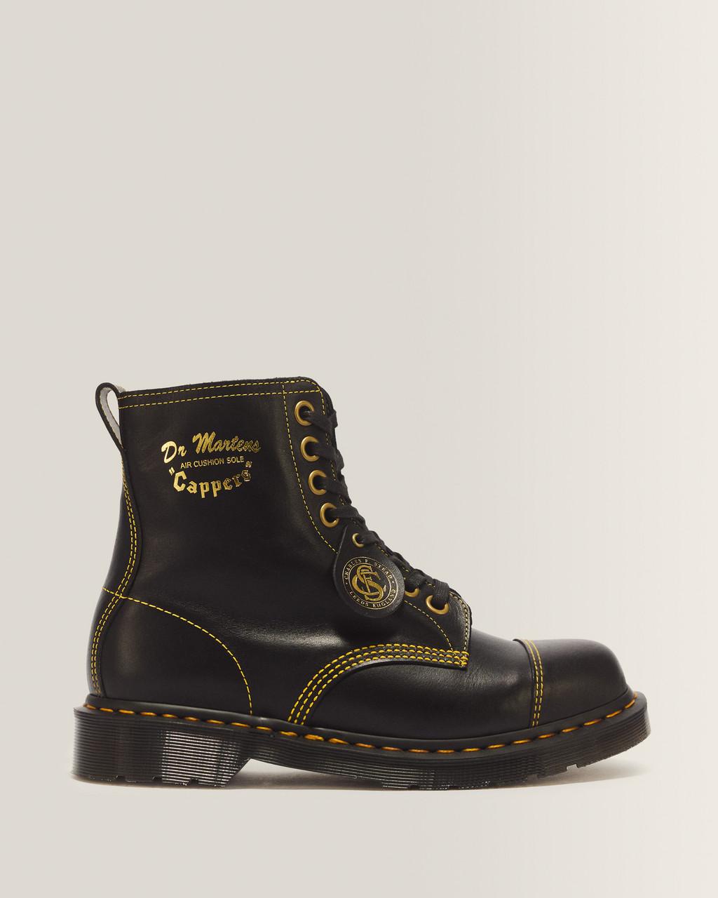 1460 Cappers Classic Calf Leather Lace Up Boots - Classic Calf