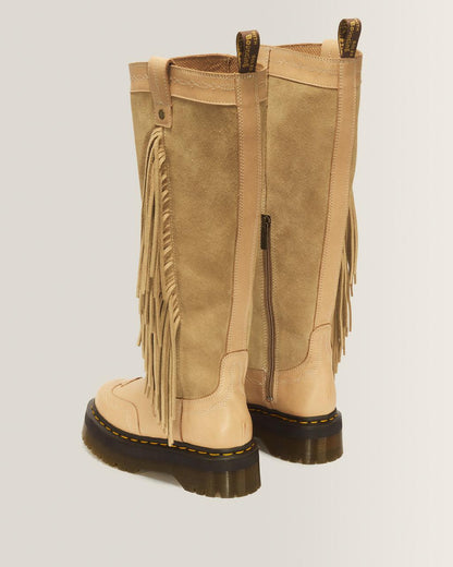 Desert Rodeo Quad Hi Leather & Suede Boots - SAVANNAH TAN - image 6