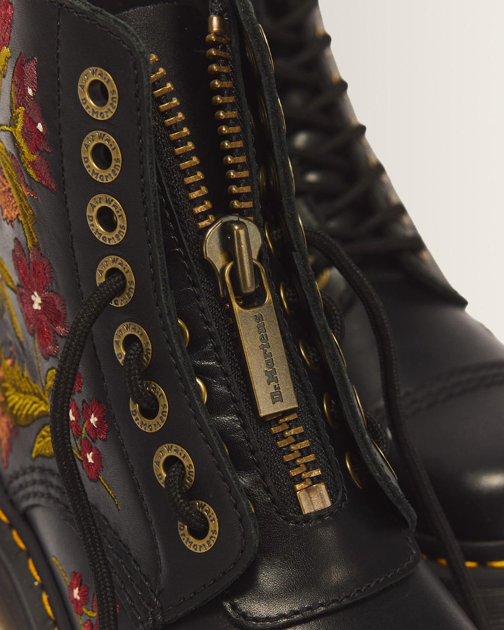 Sinclair Floral Wanama Leather Lace Up Boots - Wanama - image 3