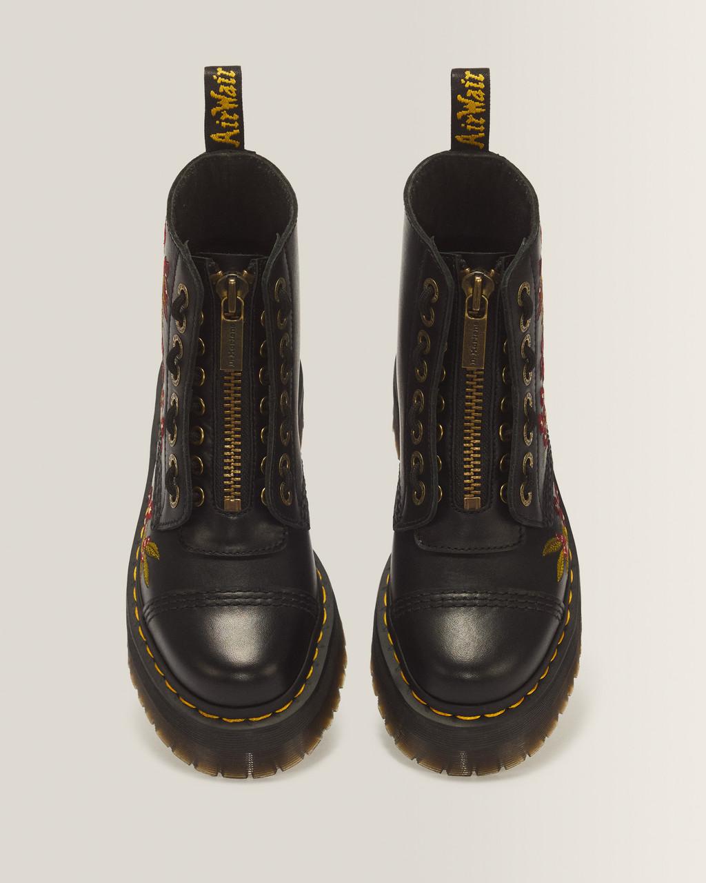 Sinclair Floral Wanama Leather Lace Up Boots - Wanama - image 4