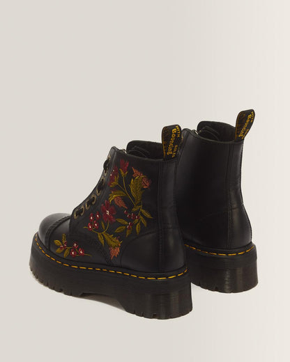 Sinclair Floral Wanama Leather Lace Up Boots - Wanama - image 6